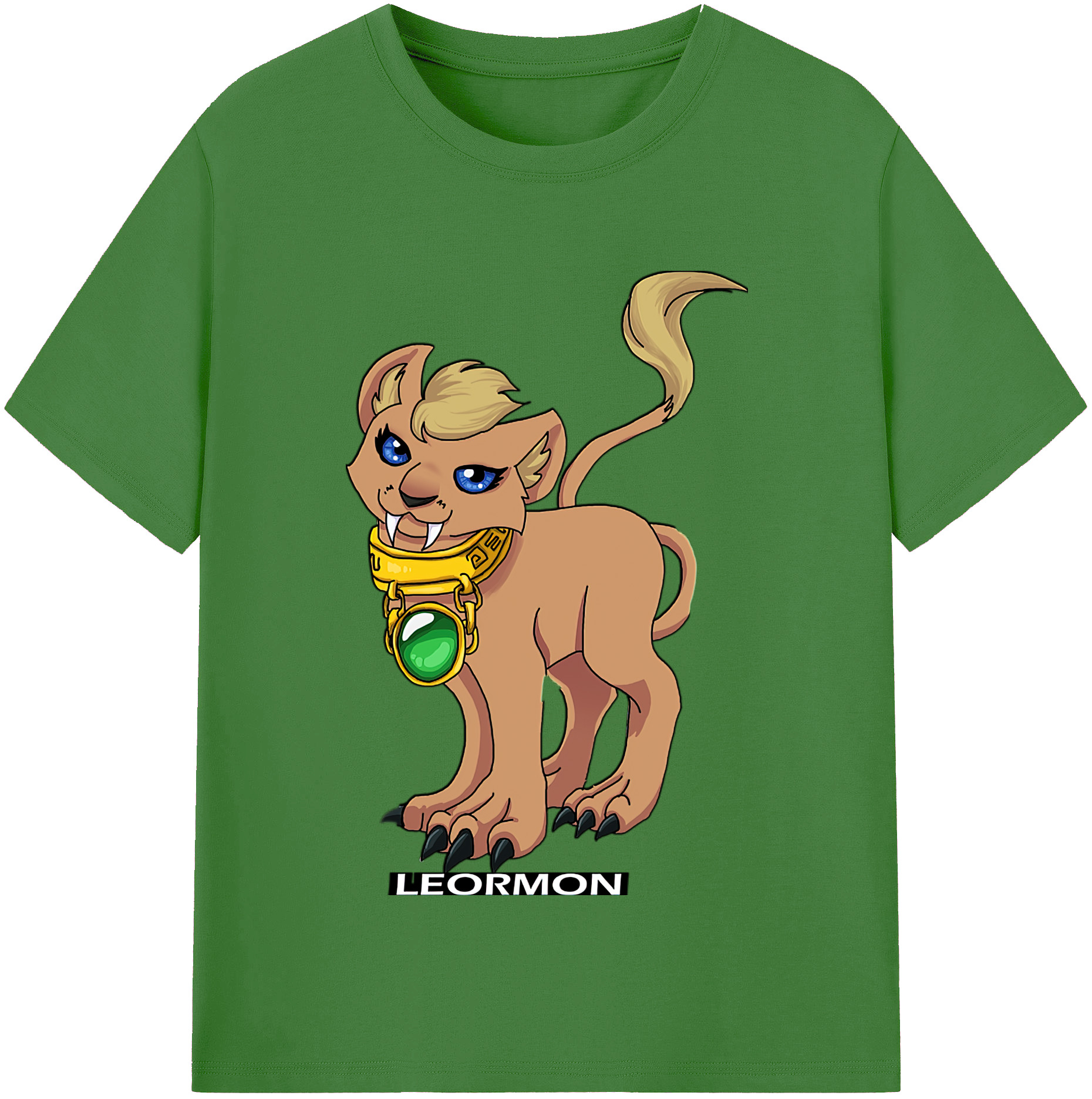 （画像用） Digimon デジタルモンスター/デジモン レディースカジュアルプリントTシャツ（綿100％）